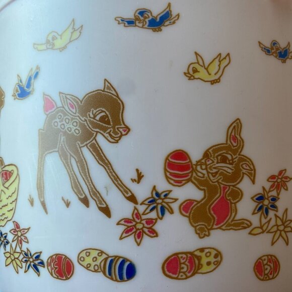 Vintage Plastic Easter basket. USA for Cardinal Packaging Pink Bambi Disney - Picture 9 of 9